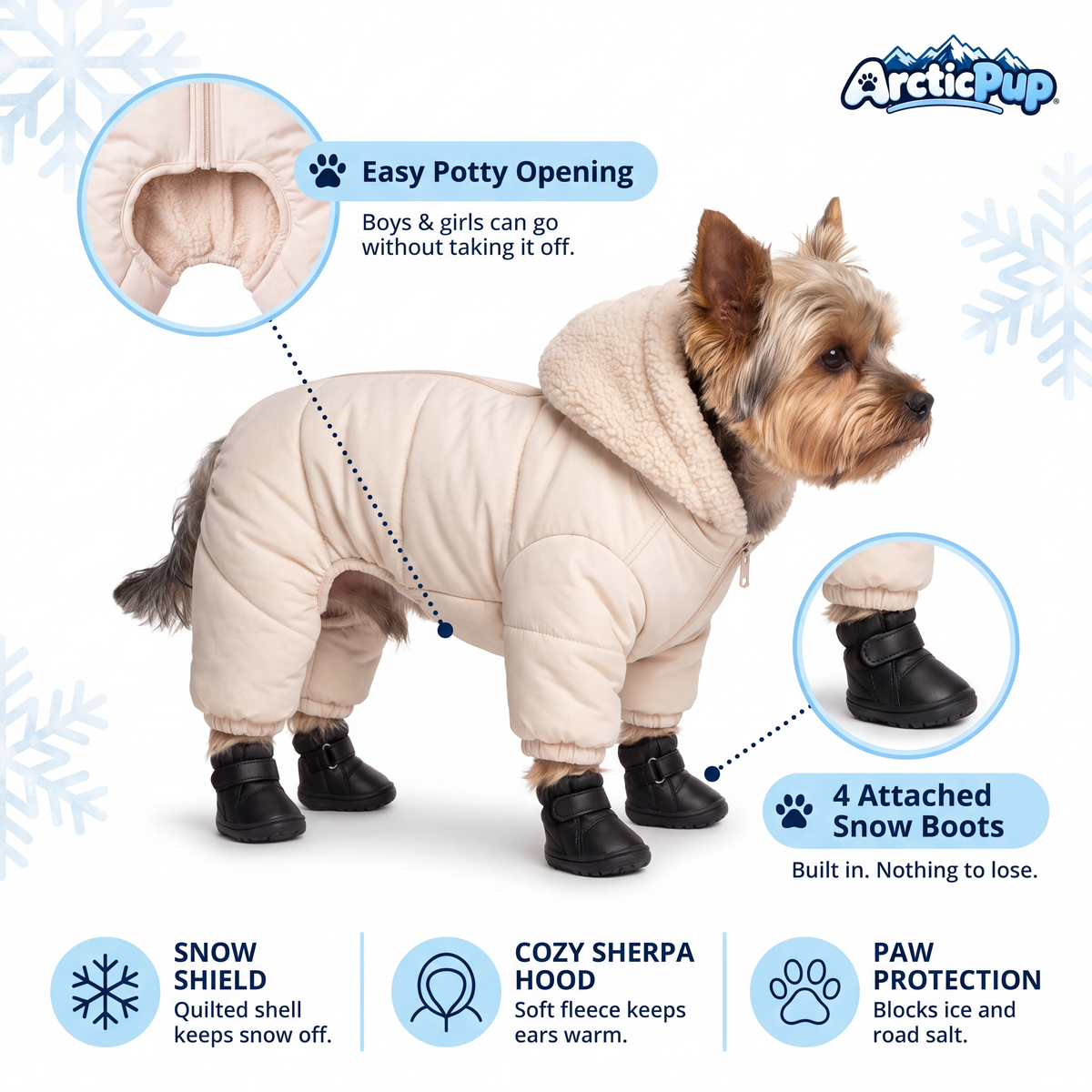 Arctics Pup™ Dog Winter Suit