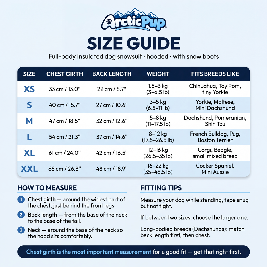 Arctics Pup™ Dog Winter Suit