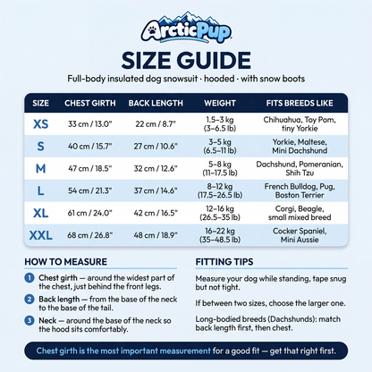 Arctics Pup™ Dog Winter Suit